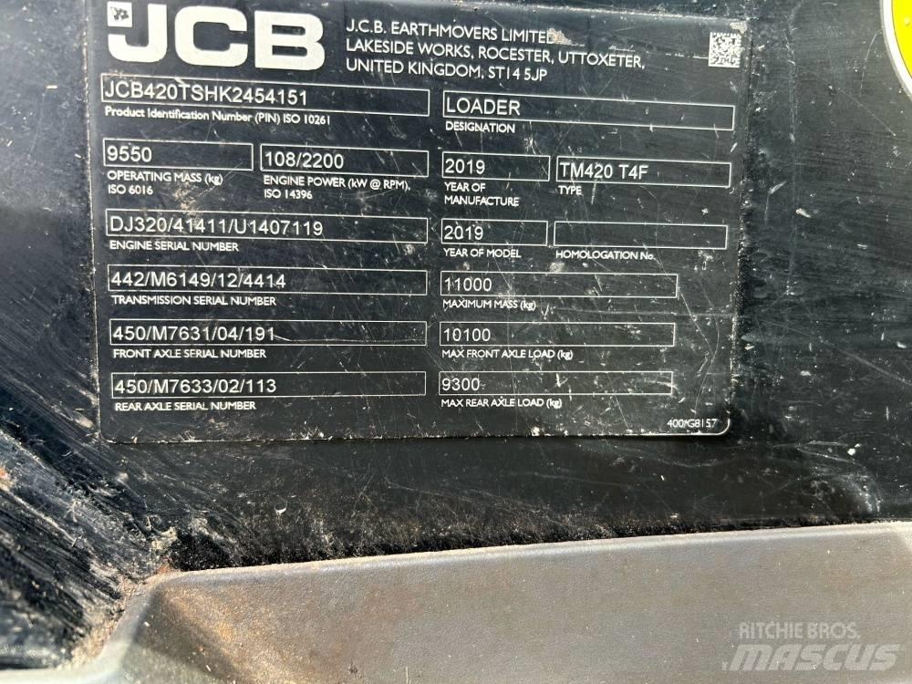 JCB TM 420 Verreikers voor landbouw