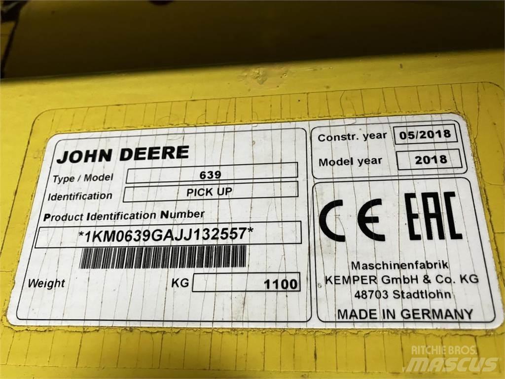 John Deere 639 Accessoires voor maaidorsmachines