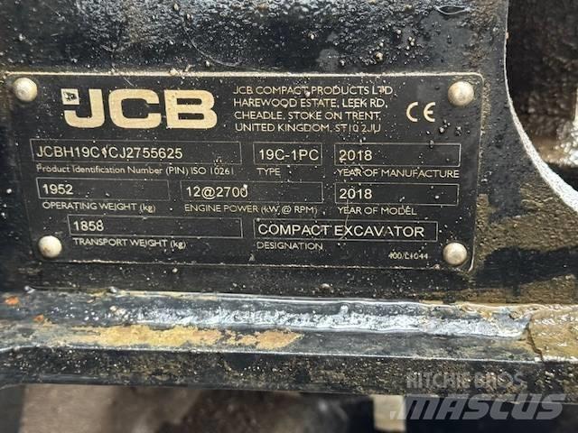 JCB 19 C-1 Minigraafmachines < 7t