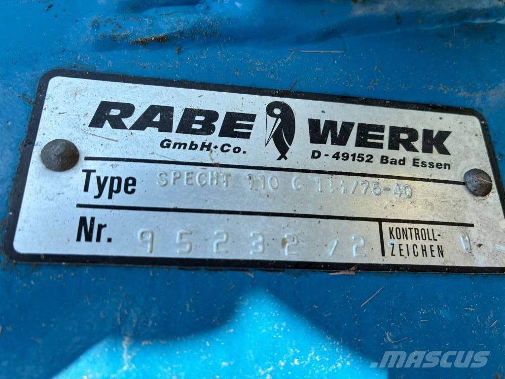 Rabe Specht 110 Wentelploegen