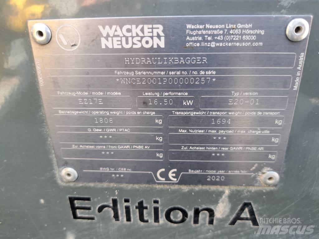 Wacker Neuson EZ17e Rupsgraafmachines