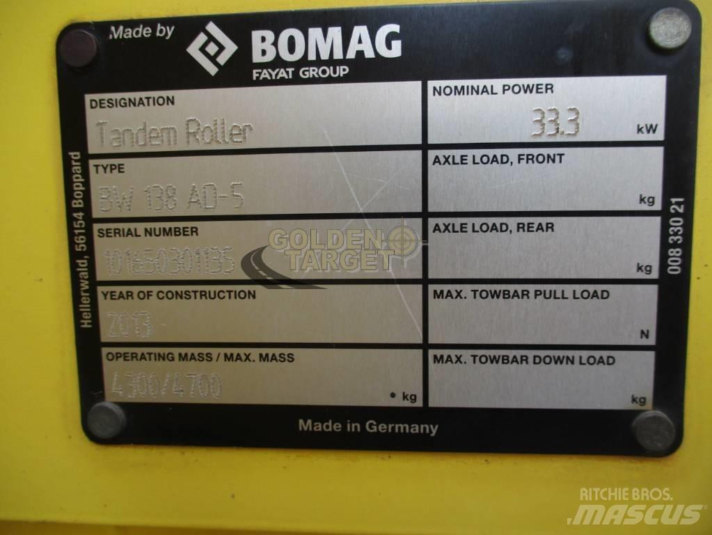 Bomag BW 138 AD-5 Duowalsen