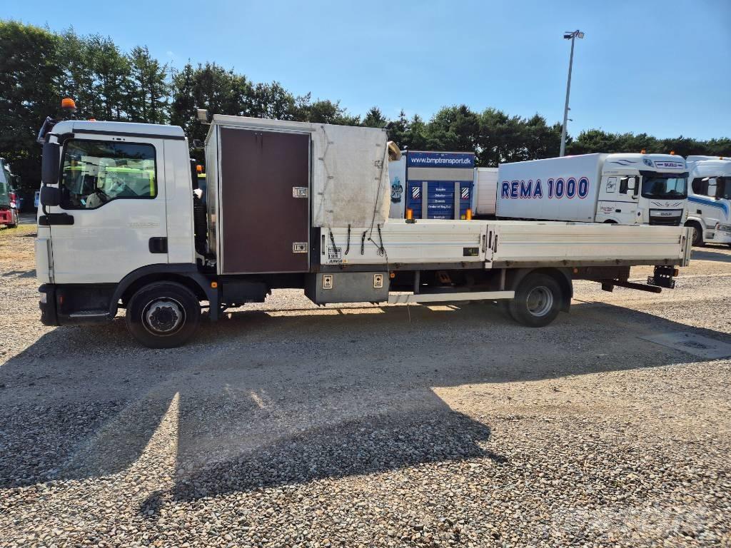 MAN TGL 12.250 Platte bakwagens