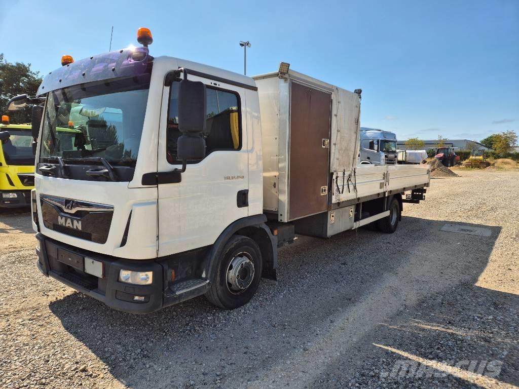 MAN TGL 12.250 Platte bakwagens