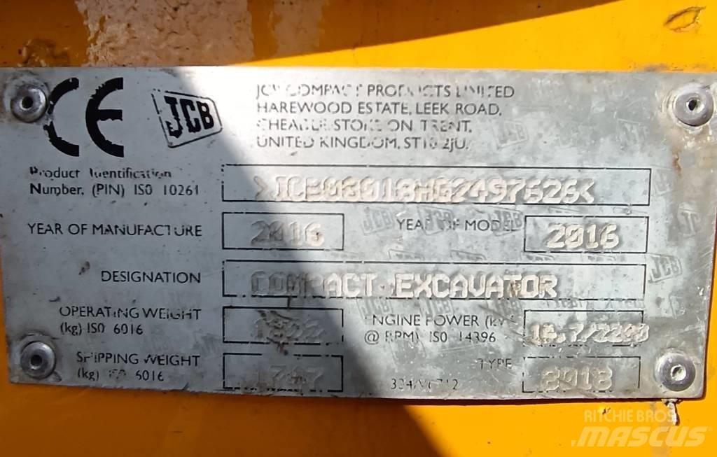 JCB 8018 CTS Minigraafmachines < 7t