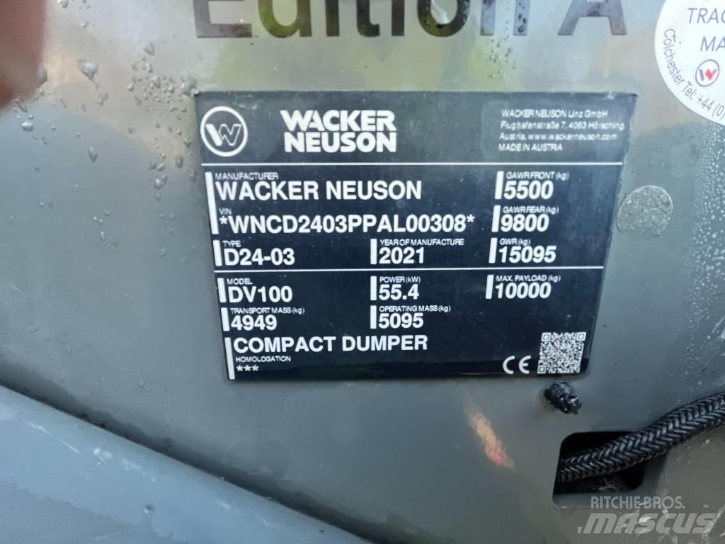 Wacker Neuson DV 100 Mini Dumpers