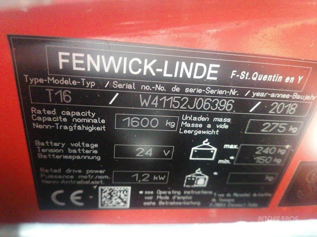 Linde T16 Electro-pallettrucks