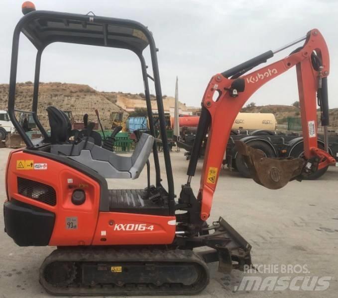 Kubota kx016-4 Minigraafmachines < 7t