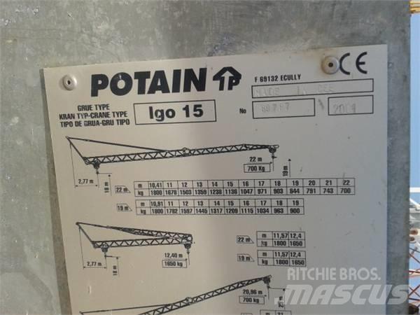 Potain Igo 15 Torenkranen