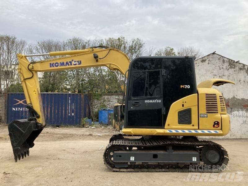 Komatsu PC 70-8 Rupsgraafmachines