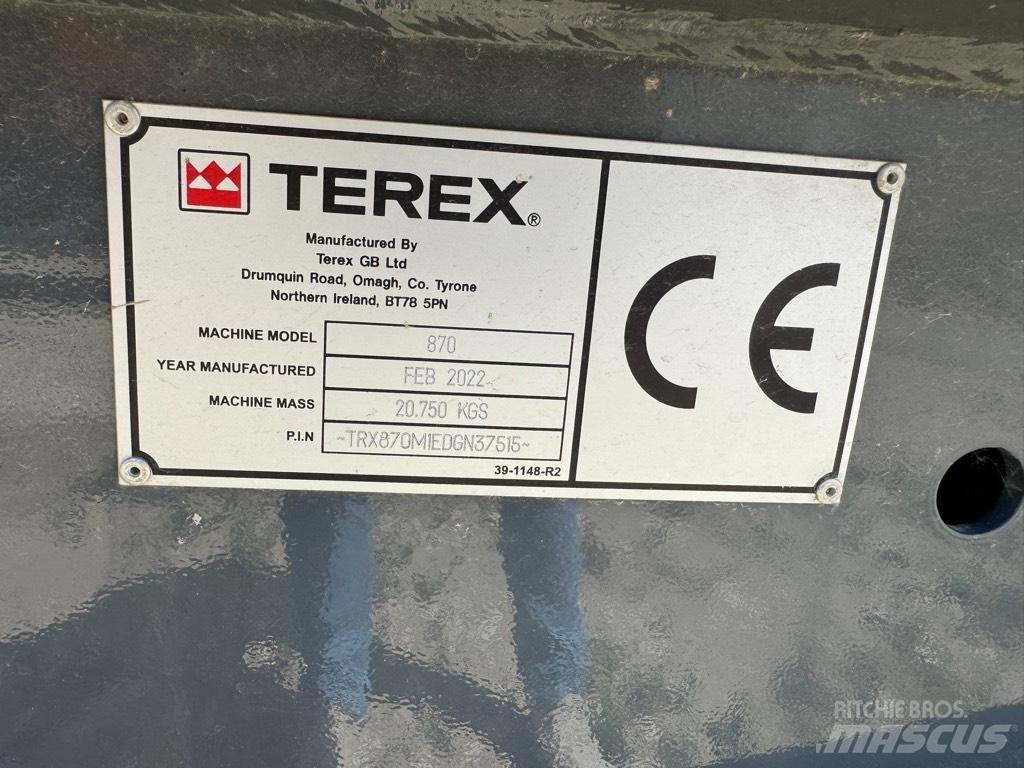 Terex 870 Mobiele zeefinstallaties