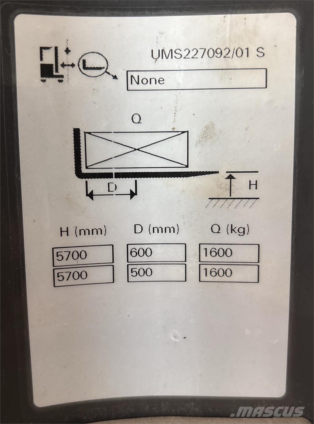 Atlet UMS160 Reachtruck voor hoog niveau