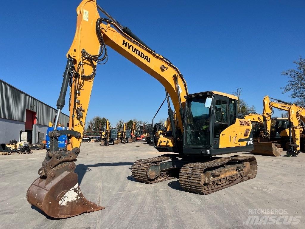 Hyundai HX140L Rupsgraafmachines