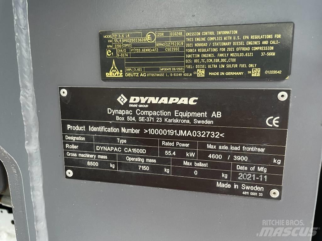 Dynapac CA1500D Trilrolwalsen