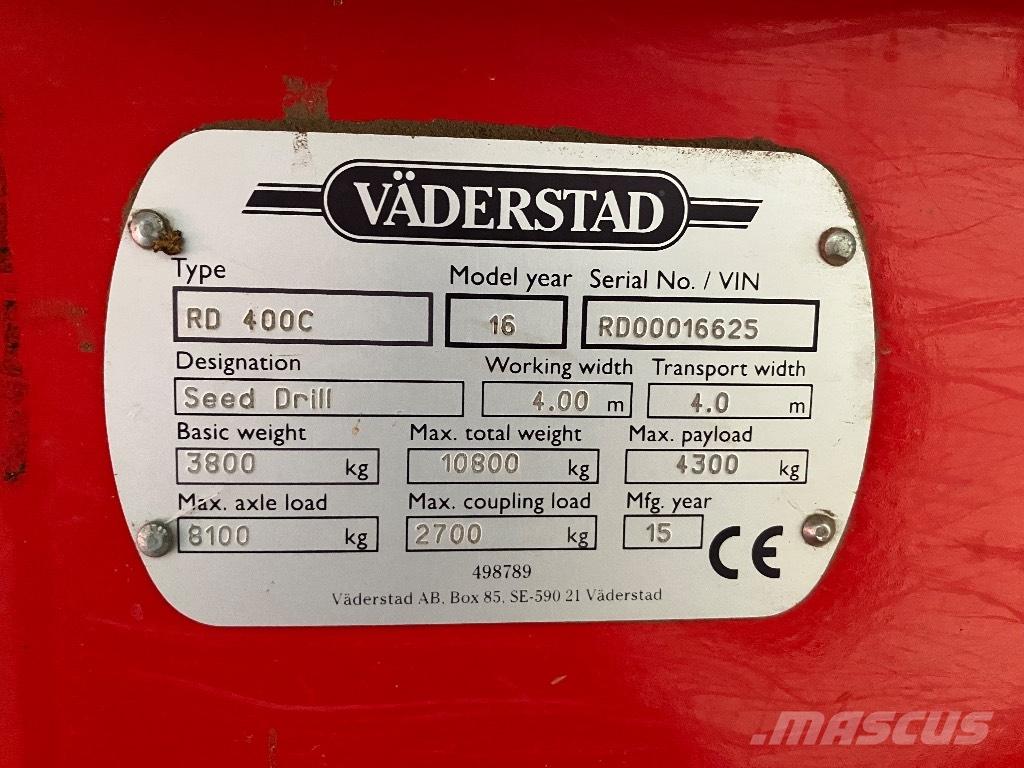 Väderstad Rapid400C Zaaimachines