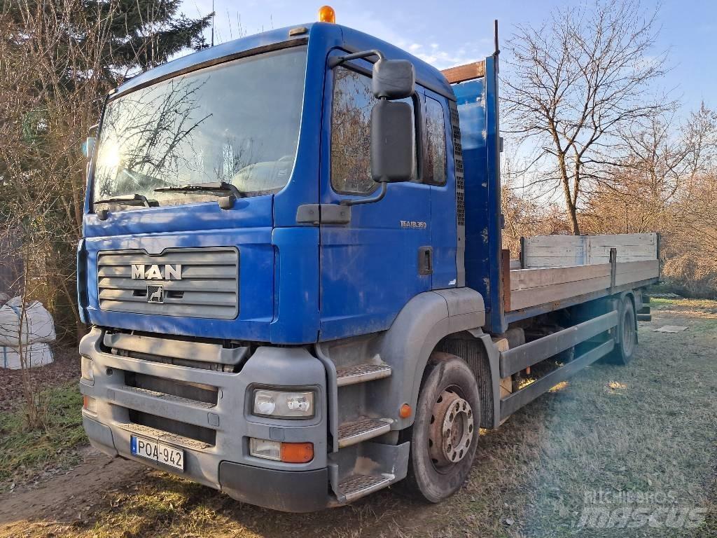 MAN 18.360 FLLC Platte bakwagens