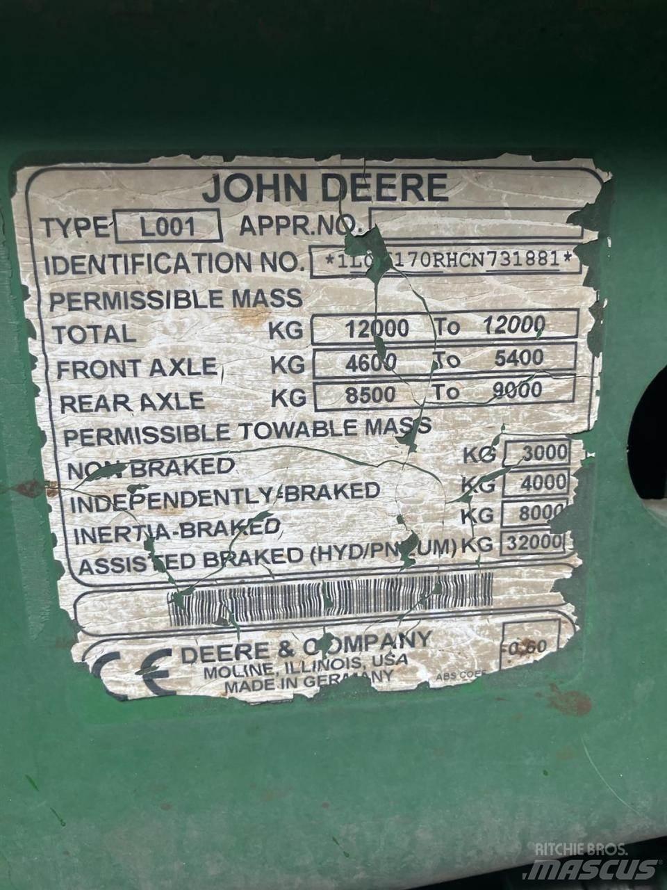 John Deere 6170R Tractoren