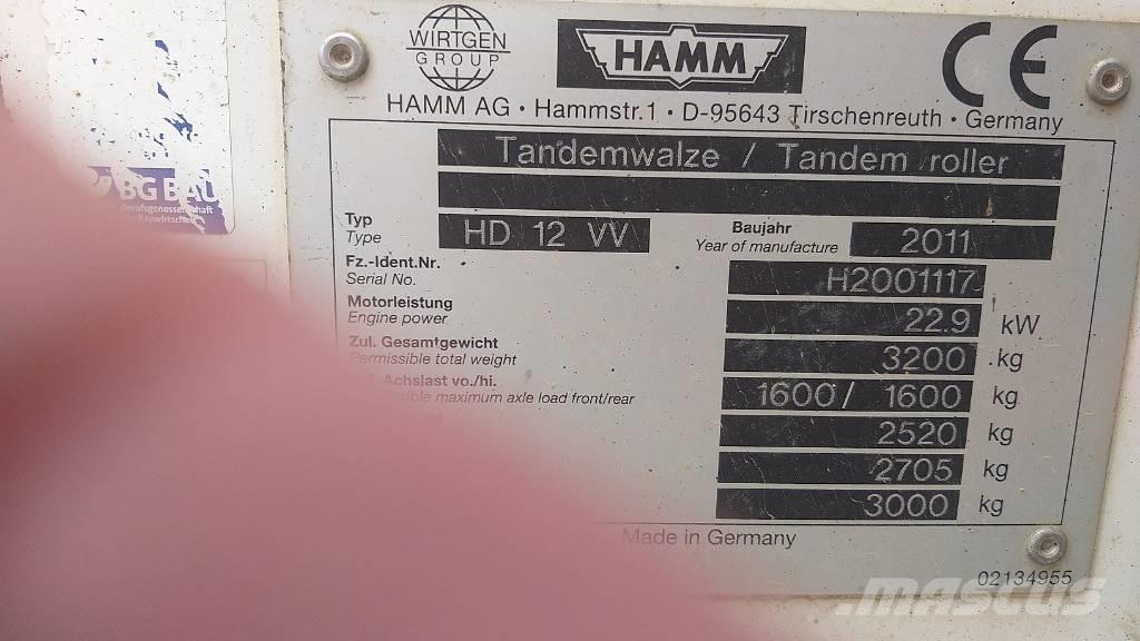 Hamm HD 12 VV Duowalsen
