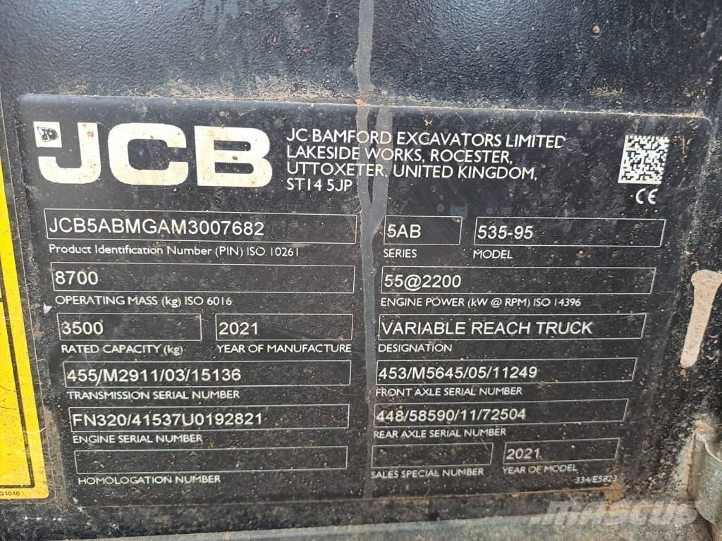 JCB 535-95 Verreikers