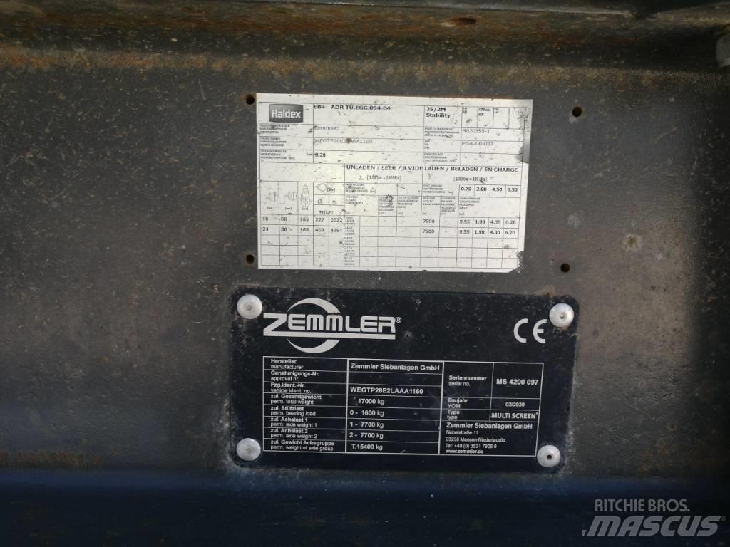 Zemmler MS 4200-097 Mobiele zeefinstallaties