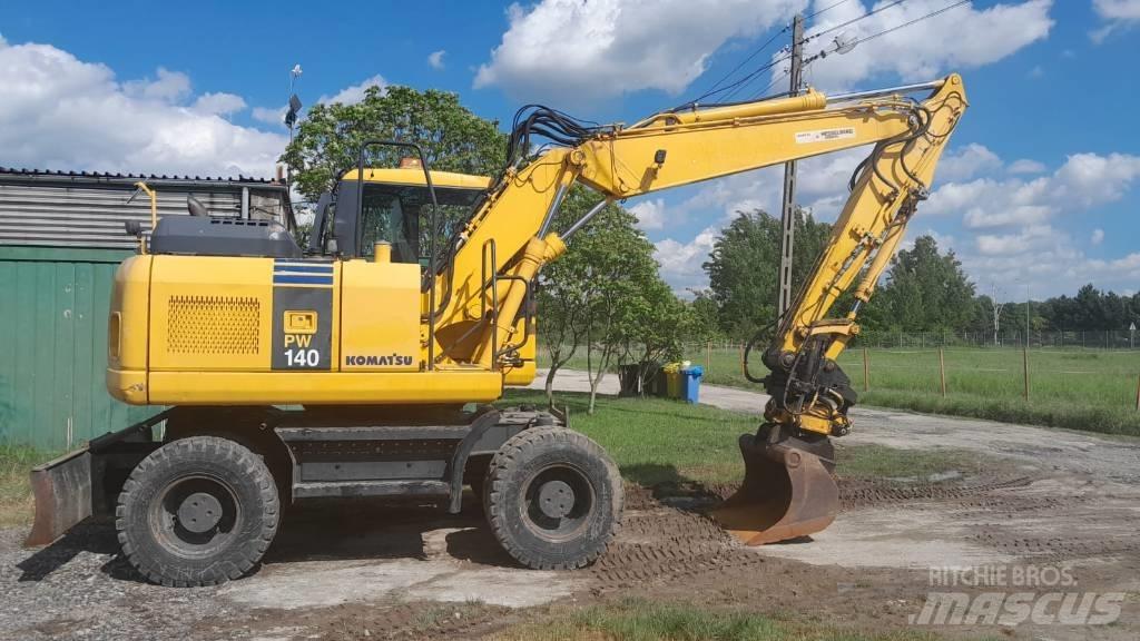 Komatsu PW 140-7 Wielgraafmachines