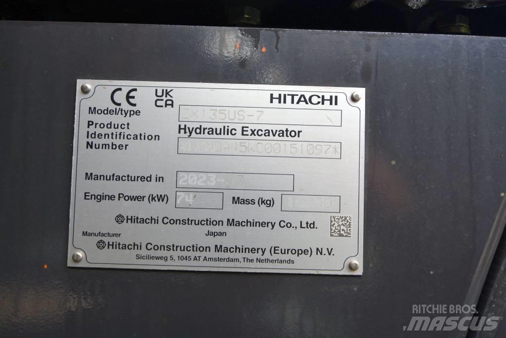 Hitachi ZX 135 US-7 Rupsgraafmachines