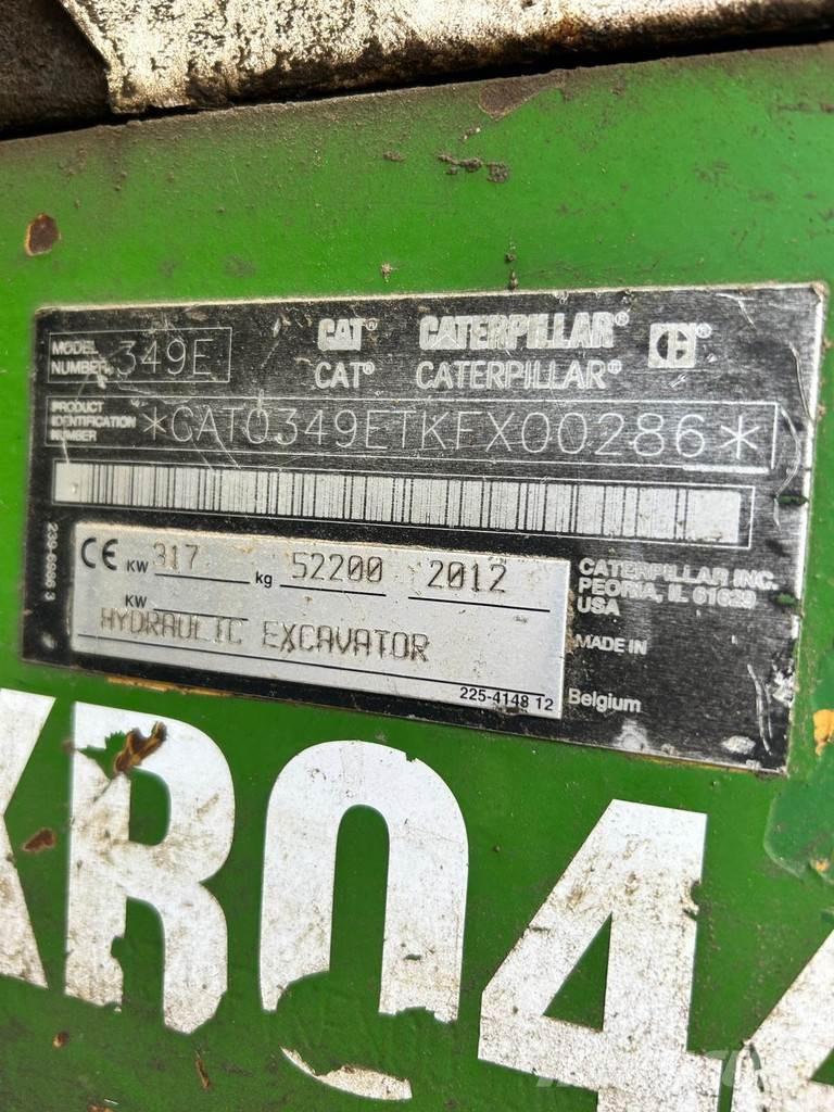 CAT 349EL VG Rupsgraafmachines