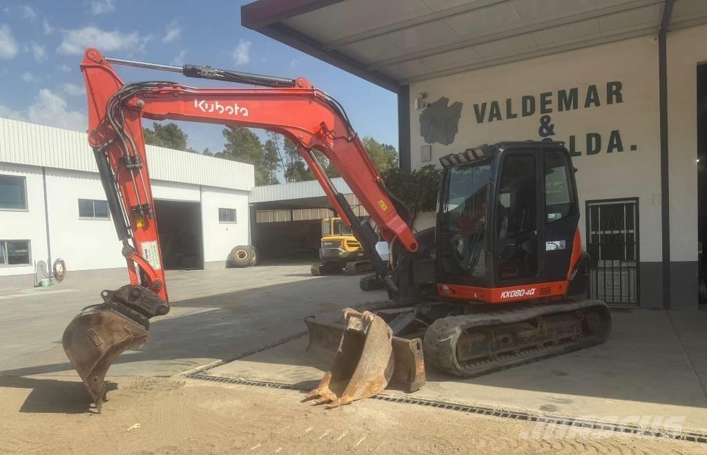 Kubota KX 080-4 Midigraafmachines 7t - 12t