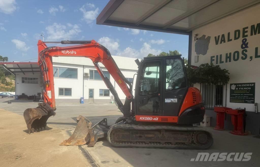 Kubota KX 080-4 Midigraafmachines 7t - 12t