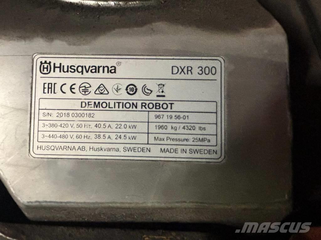 Husqvarna DXR 300 Sloopgraafmachines