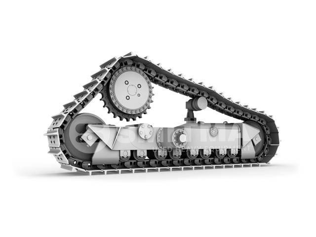 CAT D6R Rupsbanden, kettingen en onderstel