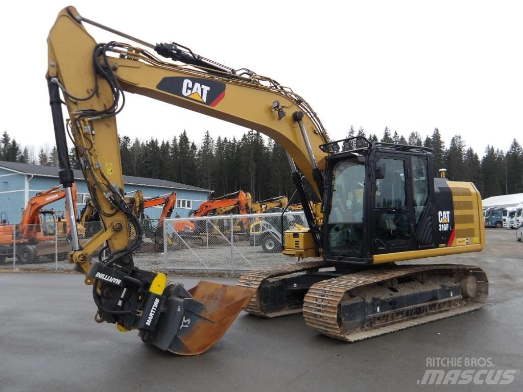 CAT 316 F Rupsgraafmachines