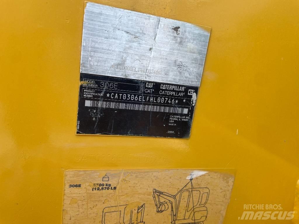 CAT 306E2 Minigraafmachines < 7t