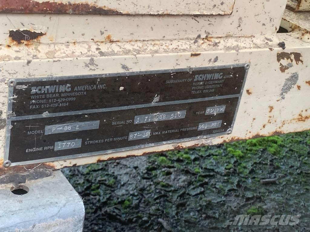 Schwing P88E Betonpomptrucks