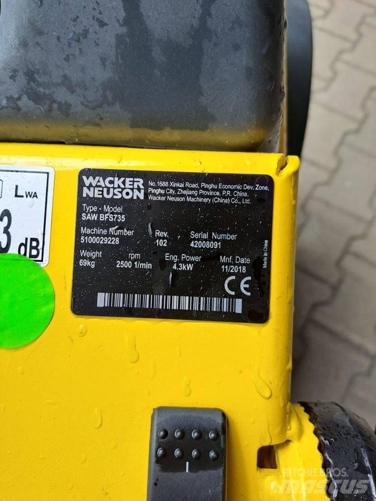 Wacker Neuson BFS735 Steen en betonzagen