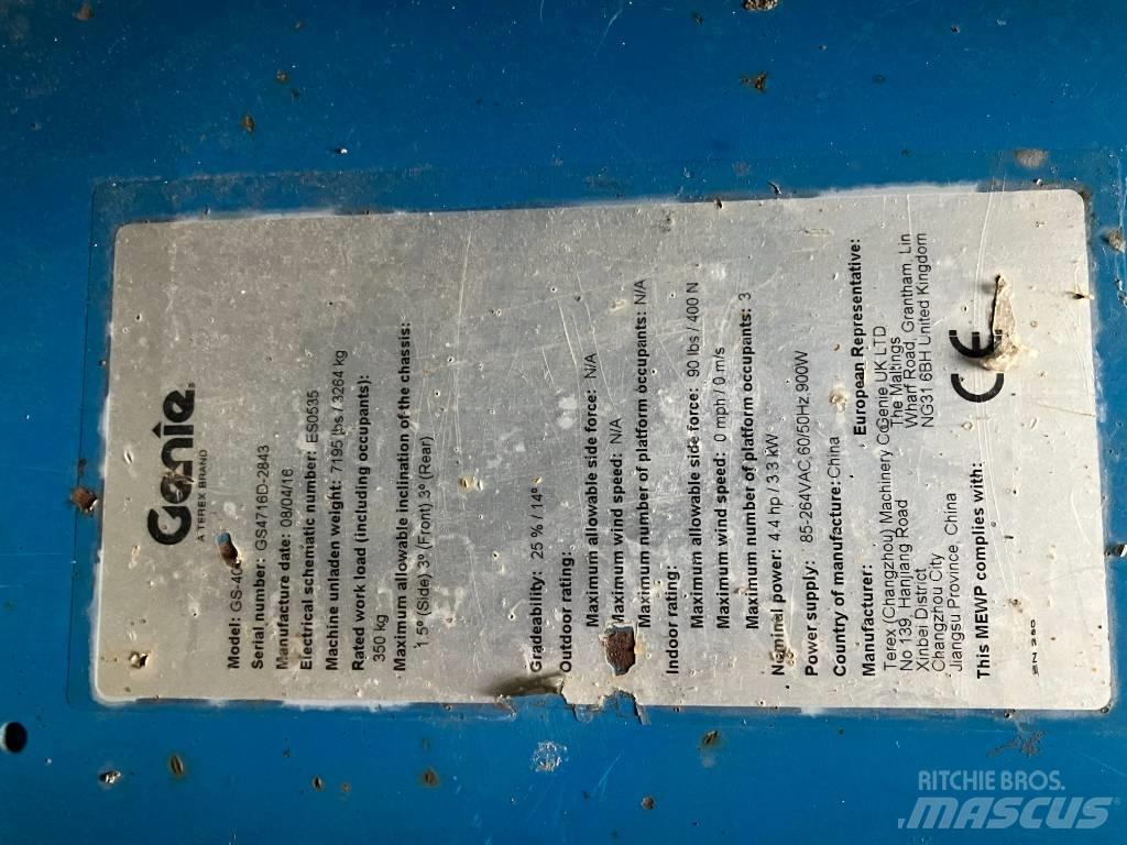Genie GS 4047 Schaarhoogwerkers