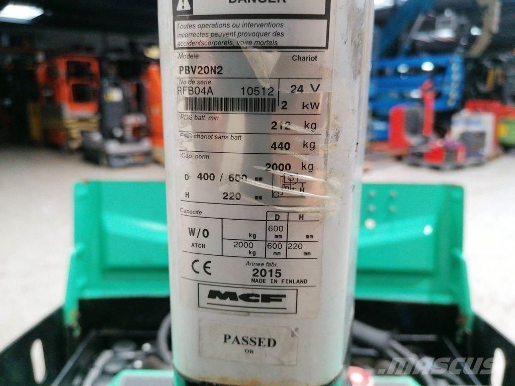Mitsubishi PBV20N2 Electro-pallettrucks