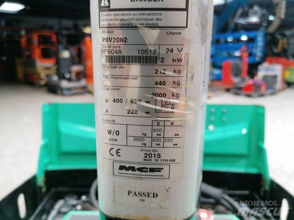 Mitsubishi PBV20N2 Electro-pallettrucks