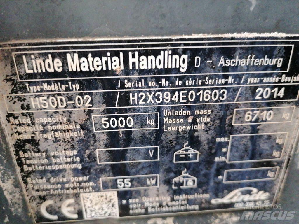 Linde H50D-02 Diesel heftrucks