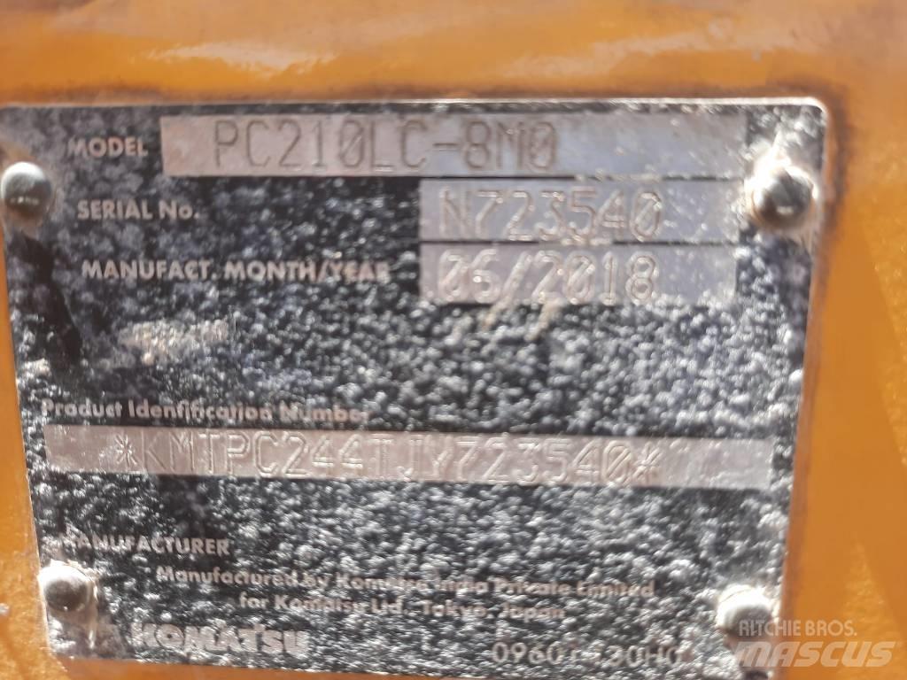 Komatsu PC 210 Rupsgraafmachines