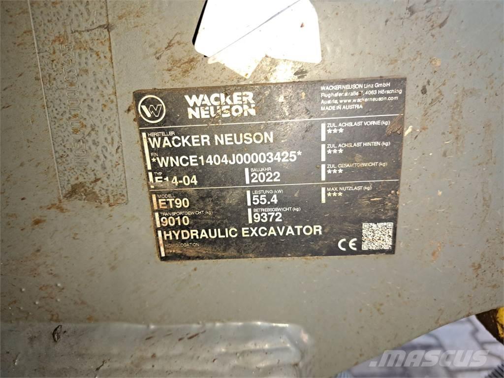 Wacker Neuson ET90 Rupsgraafmachines