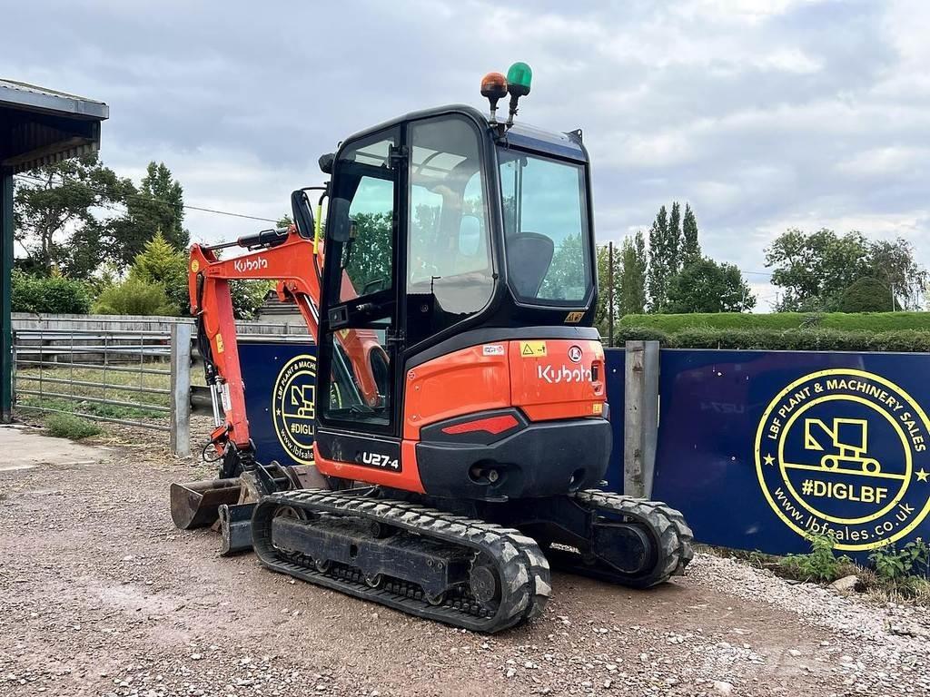 Kubota U27-4 Minigraafmachines < 7t