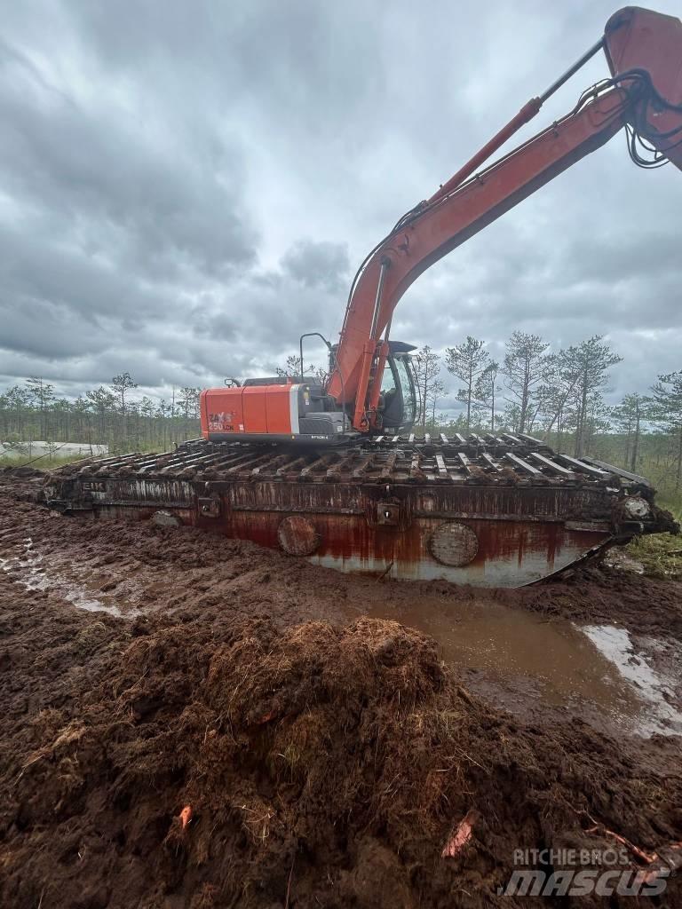 Hitachi 250 Amfibische graafmachines