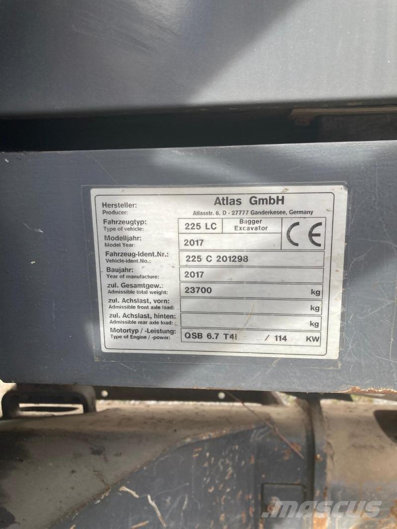 Atlas 225 LC Rupsgraafmachines