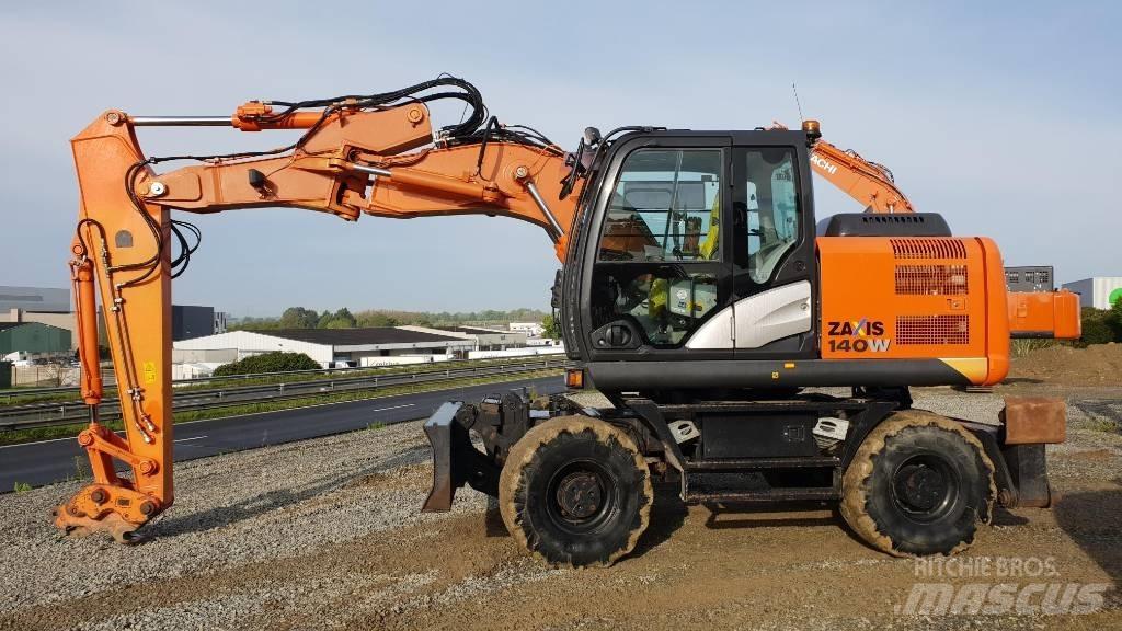 Hitachi ZX140W-5B Wielgraafmachines