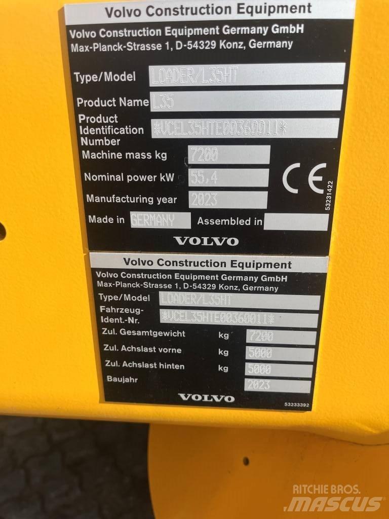 Volvo L35H Wielladers