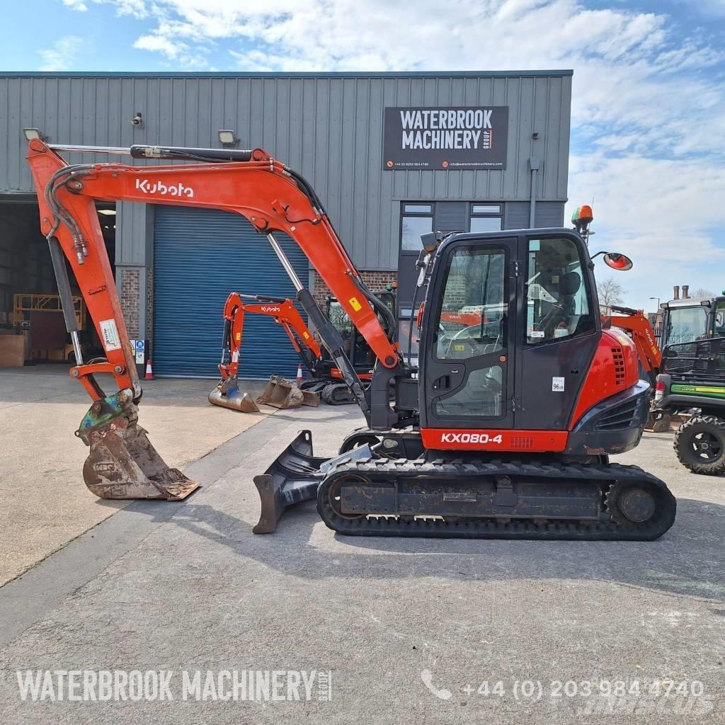 Kubota KX080-4 Midigraafmachines 7t - 12t