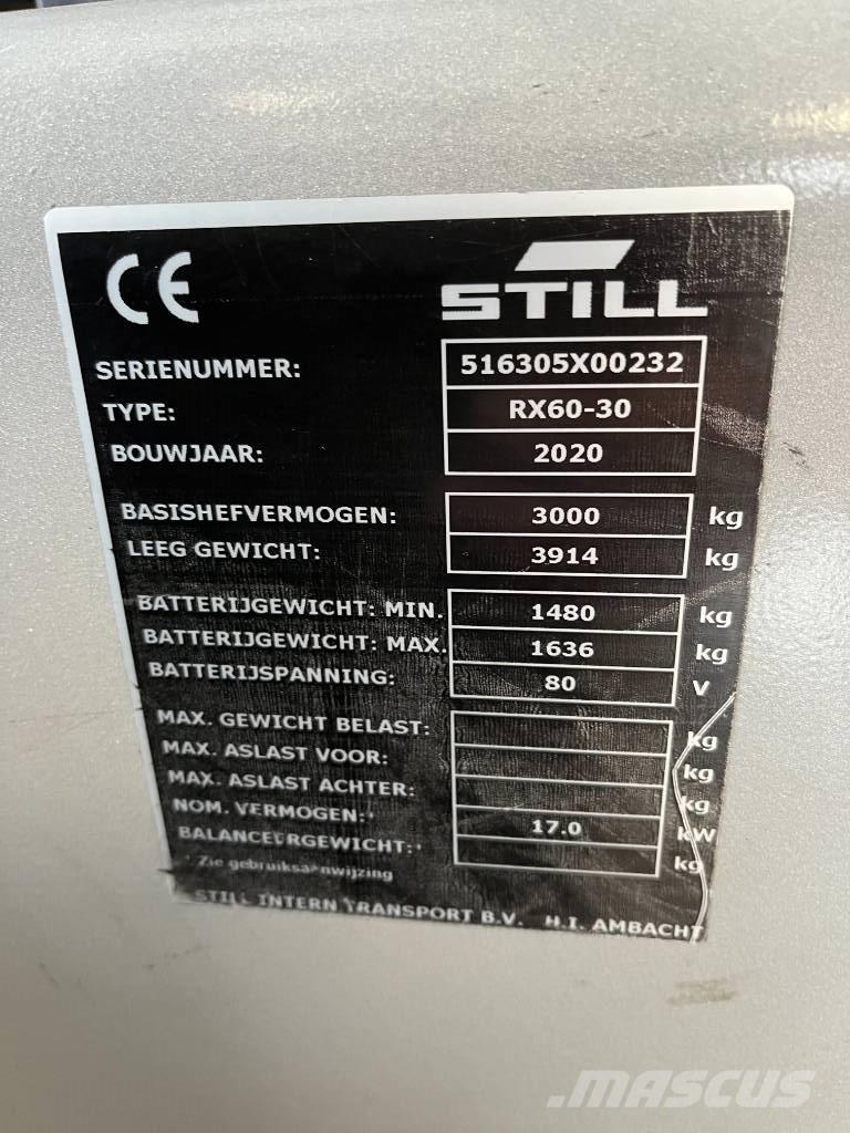 Still RX 60-30 Elektrische heftrucks