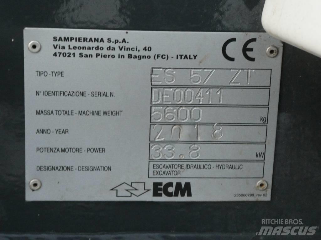 ECM ES 57 ZT Minigraafmachines < 7t