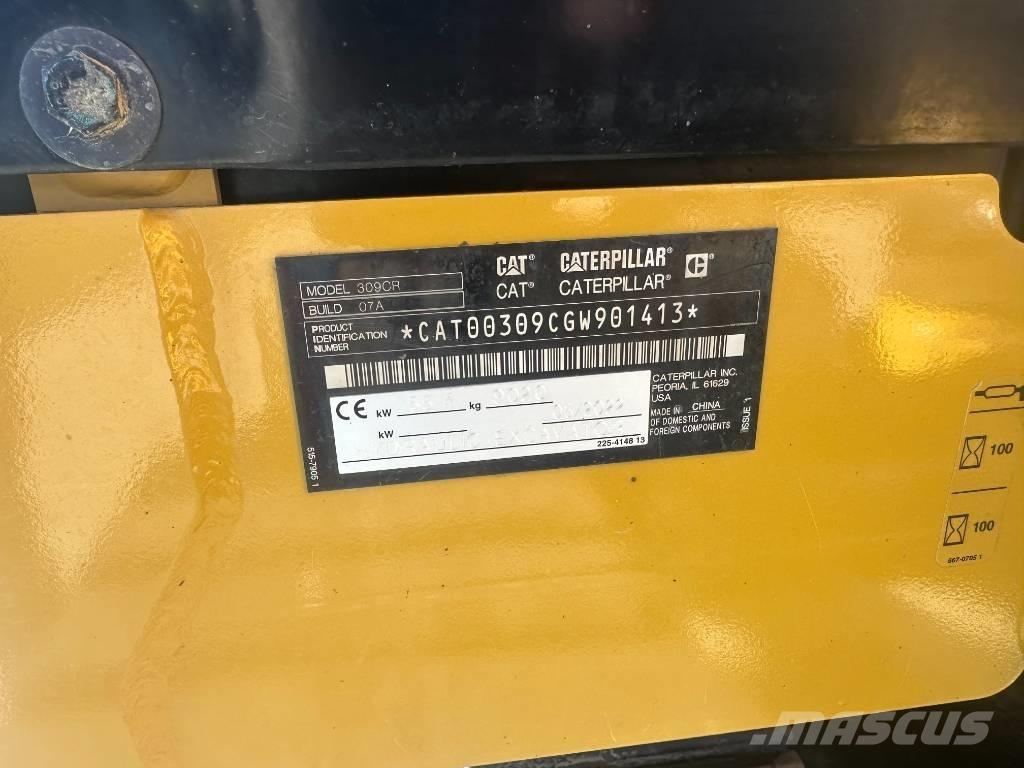 CAT 309 CR Midigraafmachines 7t - 12t
